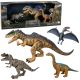 Set de dinosaurios Lean Toys con figuras realistas y sonidos.