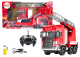 Camión de bomberos R/C con pluma y manguera de agua LEAN Toys vista frontal