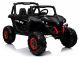 Jeep XMX603 Lean Cars negro con tablero iluminado, vista frontal