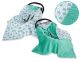 Manta de Coche para Bebés My Sweet Baby - Erizos Menta