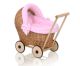 Carrito de Muñecas My Sweet Baby con Ropa de Cama Rosa Natural