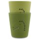 Vasos de silicona Trixie Mr. Dino 2-pack para bebés