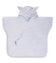 Poncho de Baño Coral Azul Sensillo - Comodidad y Estilo