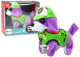 Perro de Peluche Interactivo que Camina y Ladra Morado