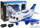 Avión de transporte policial con luces y sonidos de Lean toys