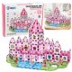 Bloques magnéticos de Lean Toys en forma de castillo