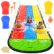 Tobogán de Agua Infantil Kruzzel con Fuente Triple Pista