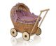 Cochecito de Muñecas My Sweet Baby de Mimbre Rosa Natural