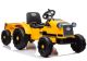 Tractor Eléctrico Ride-On Amarillo Lean cars para Bebés