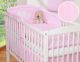 Juego de Cuna 2 piezas My Sweet Baby - Corazones Colgantes Rosa