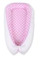 Baby Nest Double-sided Premium Cocoon For Infants Bobono- White Dots/white