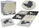Alfombra Puzzle Suave Educativa de Espuma EVA Gris 28 Piezas