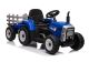 Tractor Eléctrico XMX611 Azul Lean Cars para Niños