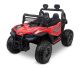 Coche eléctrico infantil off-road Blaze rojo biplaza IKS vista tres cuartos