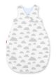 Cotton Sleeping Bag For Children, Size M, 3-12 Months, Tog 2.5, All-season - Clouds Gray/blue