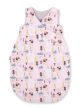 Cotton Sleeping Bag For Children, Size M, 3-12 Months, Tog 2.5, All-season - Pink Hedgehogs