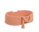Moisés para Muñecas Boho My Sweet Baby - Cesta de Algodón Peach