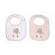 Set de 2 Baberos de Rizo Kikkaboo Dreamy Flight Rosa