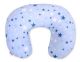 Almohada de Lactancia My Sweet Baby, Cojín Ergonomico Azul Estrellas