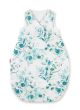 Cotton Sleeping Bag For Children, Size M, 3-12 Months, Tog 2.5, All-season - Eucaliptus Mint