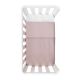 Funda nórdica minicuna Unic Cambrass color rosa, vista frontal