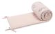 Protector de cuna decorativo con estampado oso y conejo, vista frontal
