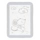 Manta de bebé Kikkaboo Joyful Mice 80/110 cm super suave