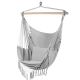 Silla Hamaca Brasilera Gris Iso Trade con 2 Cojines