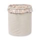 Cesta para Juguetes Sensillo Bloom Beige, Algodón Seguro