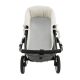 Cubrecapazo reversible Regent Cambrass color crema, vista frontal