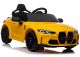 Coche eléctrico infantil BMW M4 amarillo Lean Cars SX2418, vista frontal