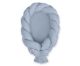 Braided Baby Nest 2 In 1 - Pastel Blue