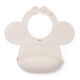Babero de Silicona Ajustable Beige Babyono para Bebés
