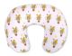 Almohada de Lactancia My Sweet Baby Croissant Amarillo Cebras