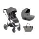 Carrito de bebé 2en1 Kikkaboo Thea Gris Oscuro