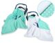 Manta de Cochecito de Bebé Doble Cara My Sweet Baby - Puntos Blancos en Verde Menta
