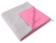 Alfombra de Juego Doble Cara My Sweet Baby - Cuadrada Gris y Rosa