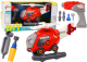 Helicóptero de dibujos animados rojo desmontable