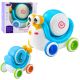 Caracol Interactivo de Tambor Musical Educativo Azul