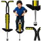 Pogo Stick Palo Saltarín Infantil Hasta 70 kg Amarillo