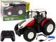 Tractor Agrícola Teledirigido 1:24 R/C Pilot Granja Blanco Rojo