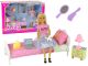 Muñeca Anlily con Muebles de Dormitorio para Niños