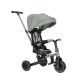 Triciclo 8en1 Kikkaboo Aluma Army Green para bebés