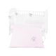 Juego de cama bordado 6 piezas Kikkaboo Dream Big Rosa