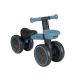 Correpasillos infantil Kikkaboo Blinky azul de aluminio, vista frontal con ruedas luminosas