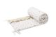 Protector de Cuna Sensillo Algodón Rosa Beige - Seguridad y Estilo