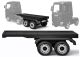 Vehículo Semirremolque Mercedes Scania Actros Negro HL358