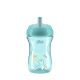 Vaso Chicco 180660 NO-SPILL con Pajita Turquesa 12+
