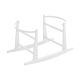 Portamoises Madera Balancin Liso E 46.5x86x48.5 Cm Blanco - Cambrass