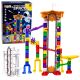 Bloques de construcción pista espacial colorida de Lean toys